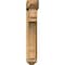 Ekena Millwork Merced Arts and Crafts Rough Sawn Bracket w/ Offset Brace, Western Red Cedar, 6"W x 22"D x 34"H BKT0604X22X34MRC03RWR - alternate 2